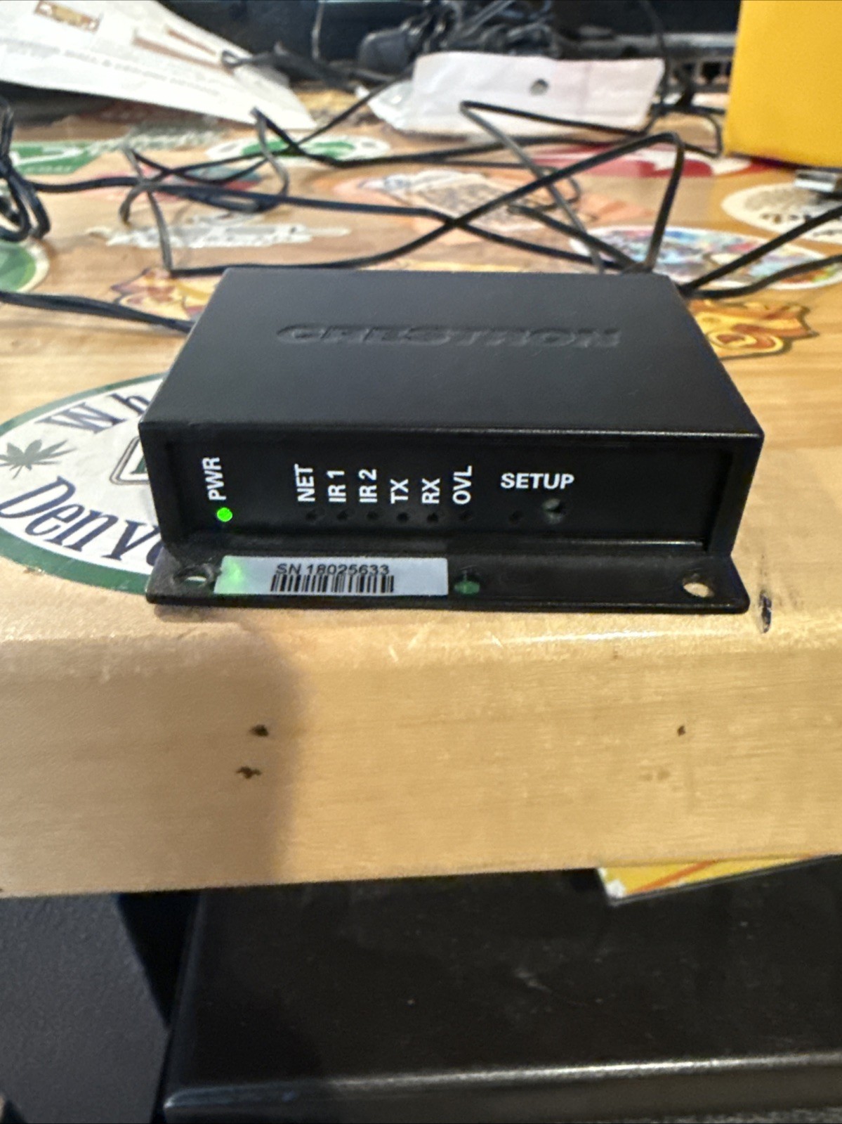 Crestron INET-IOEX-IRCOM infiNET EX® Wireless IR/RS-232 Control Module