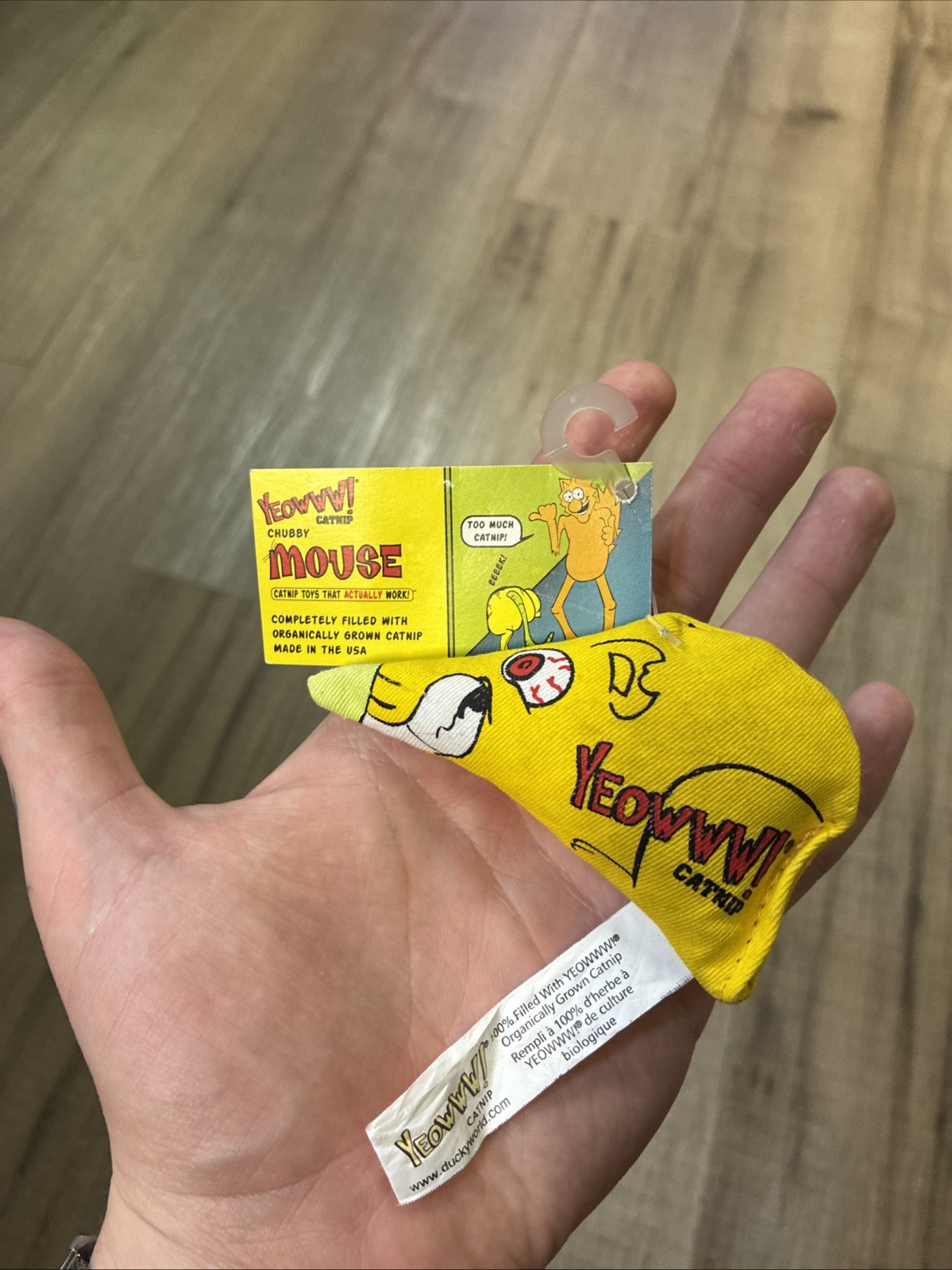 Yeowww! Catnip Chubby Mouse Cat Toy