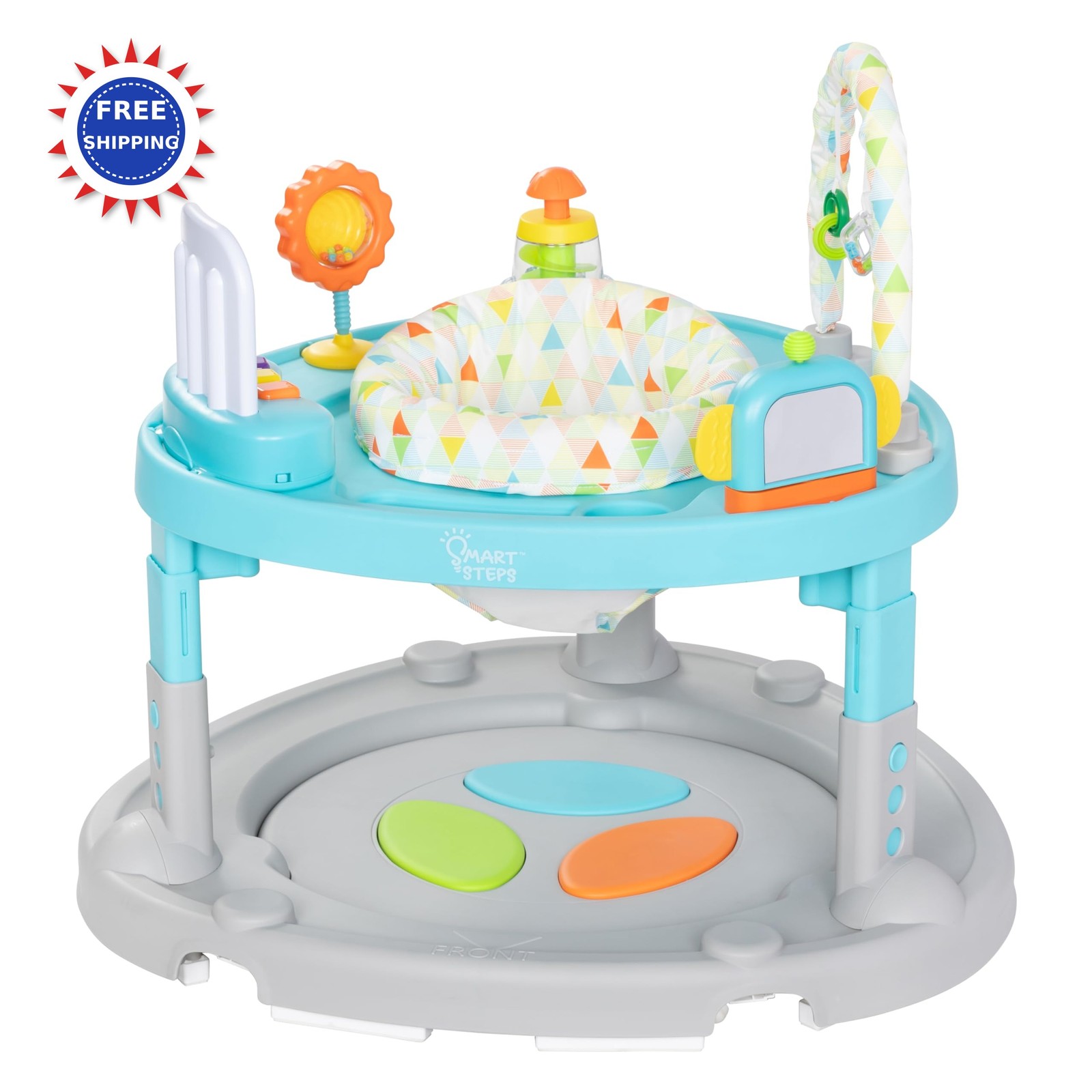 Activity Center 4-in-1 Bounce N Dance Walker Harmony Fun Smart Steps