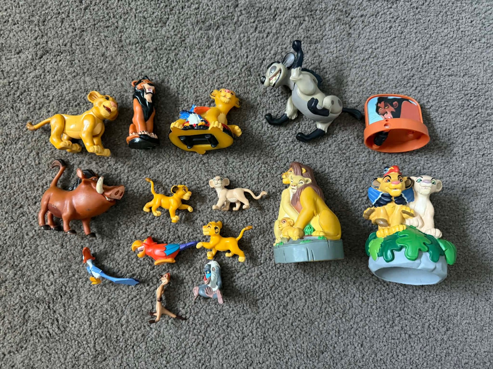 Lion King Toy Lot Disney Happy Meal McDonalds 1990s Bundle