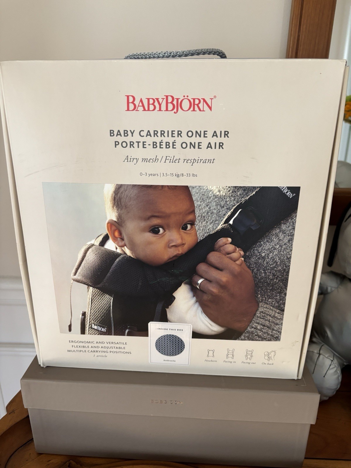 BabyBjörn One Air Baby Carrier - Black (5206431)