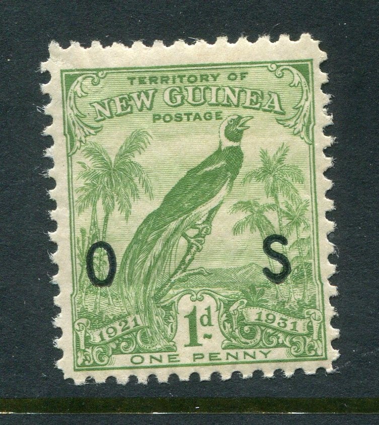 New Guinea #O12 Bird Of Paradise 1 P. [Mint Hinged]