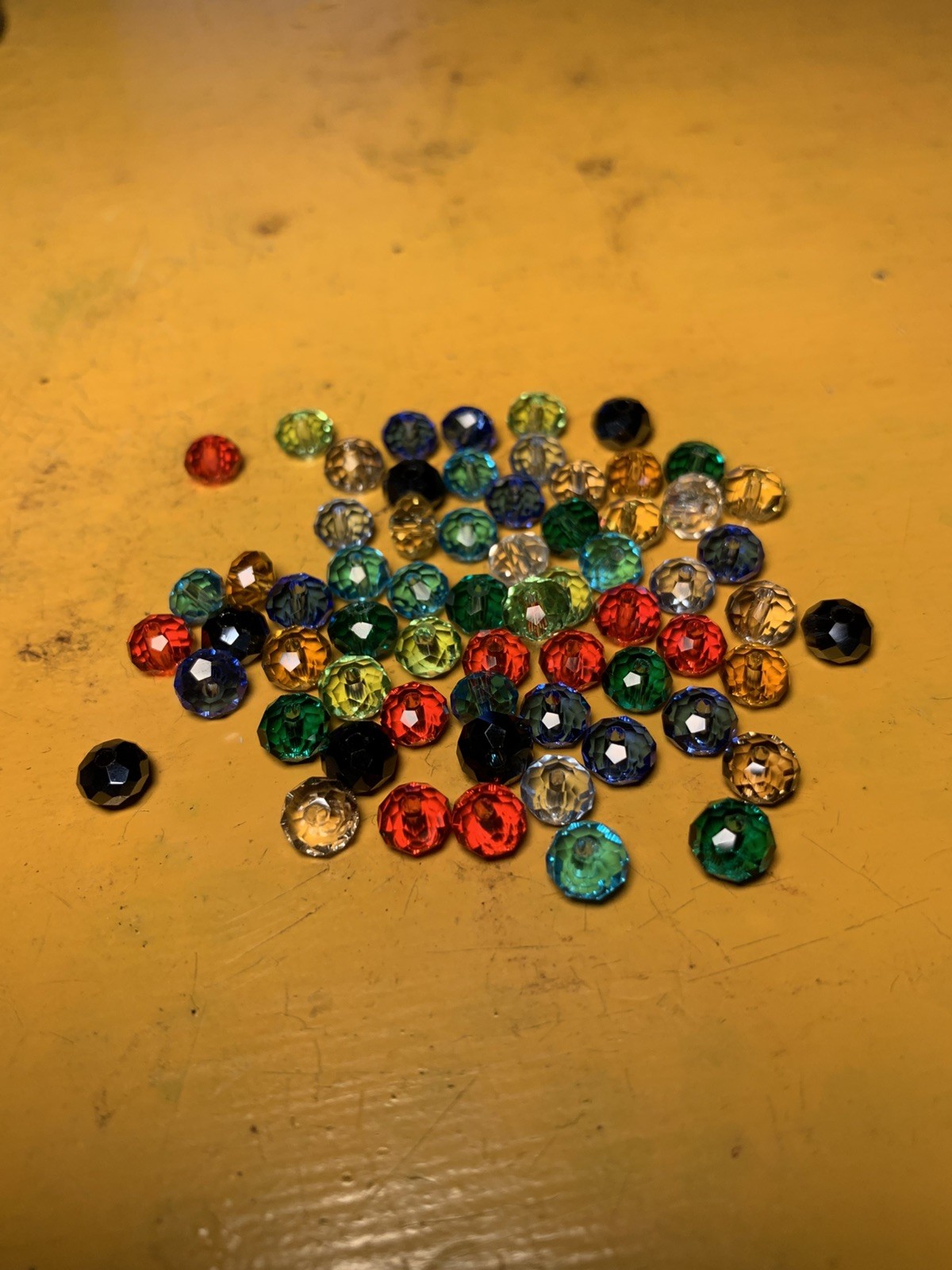 Crystal Beads 8mm Round Beads for Jewelry Making Rainbow Mix