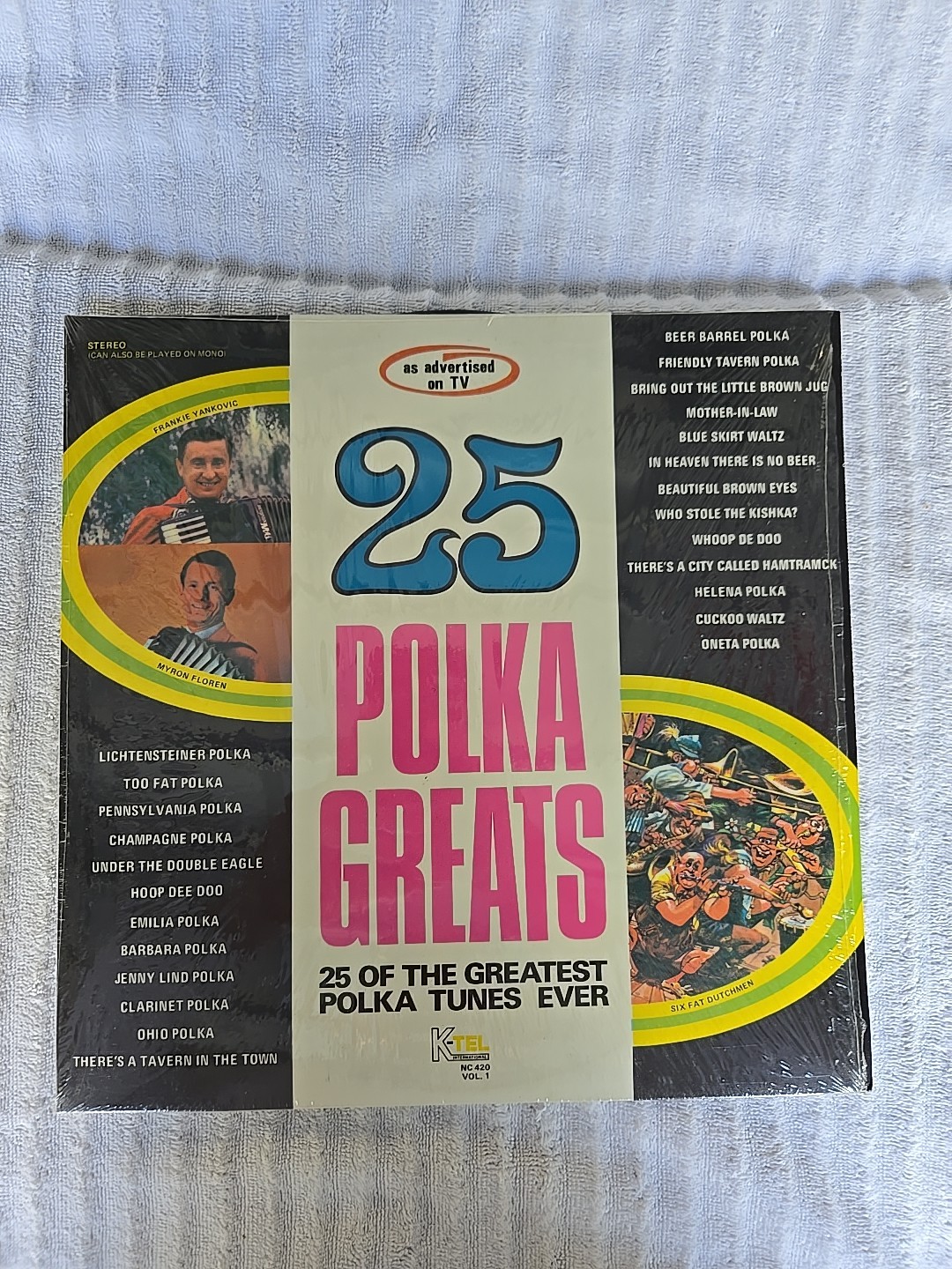 Various Artists, 25 Polka Greats, Vinyl/LP, K-tel Records NC 420, 1971