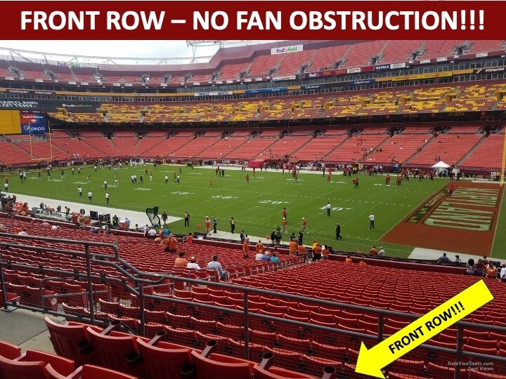 2 TICKETS WASHINGTON COMMANDERS vs CINCINNATI BENGALS 2026 - FRONT ROW 200 LEVEL