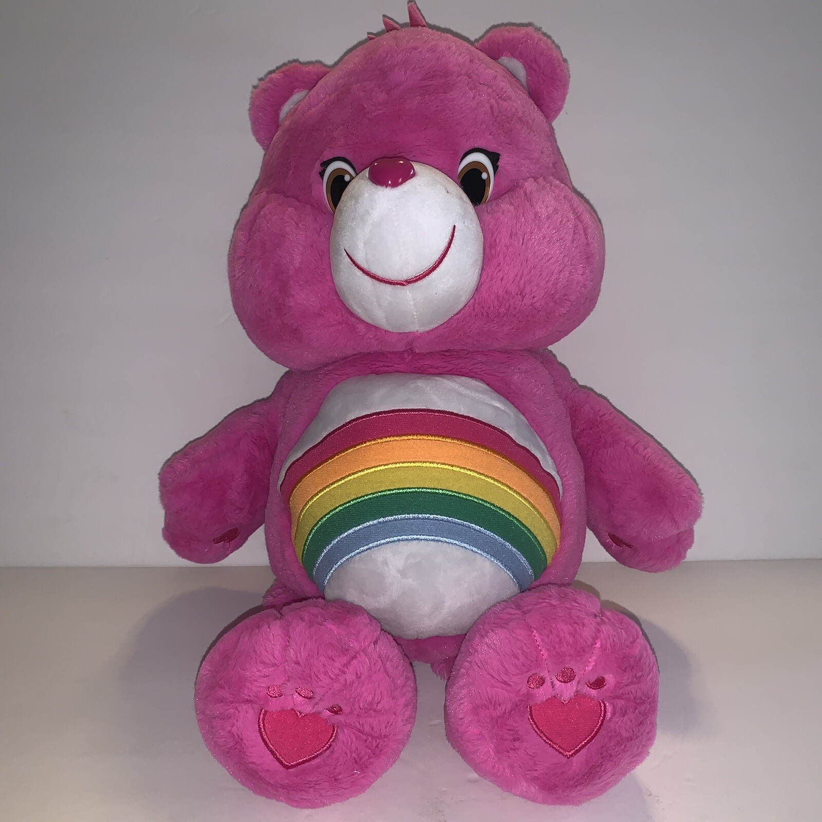 Care Bear Cheer Large Plush 2015 Euc 