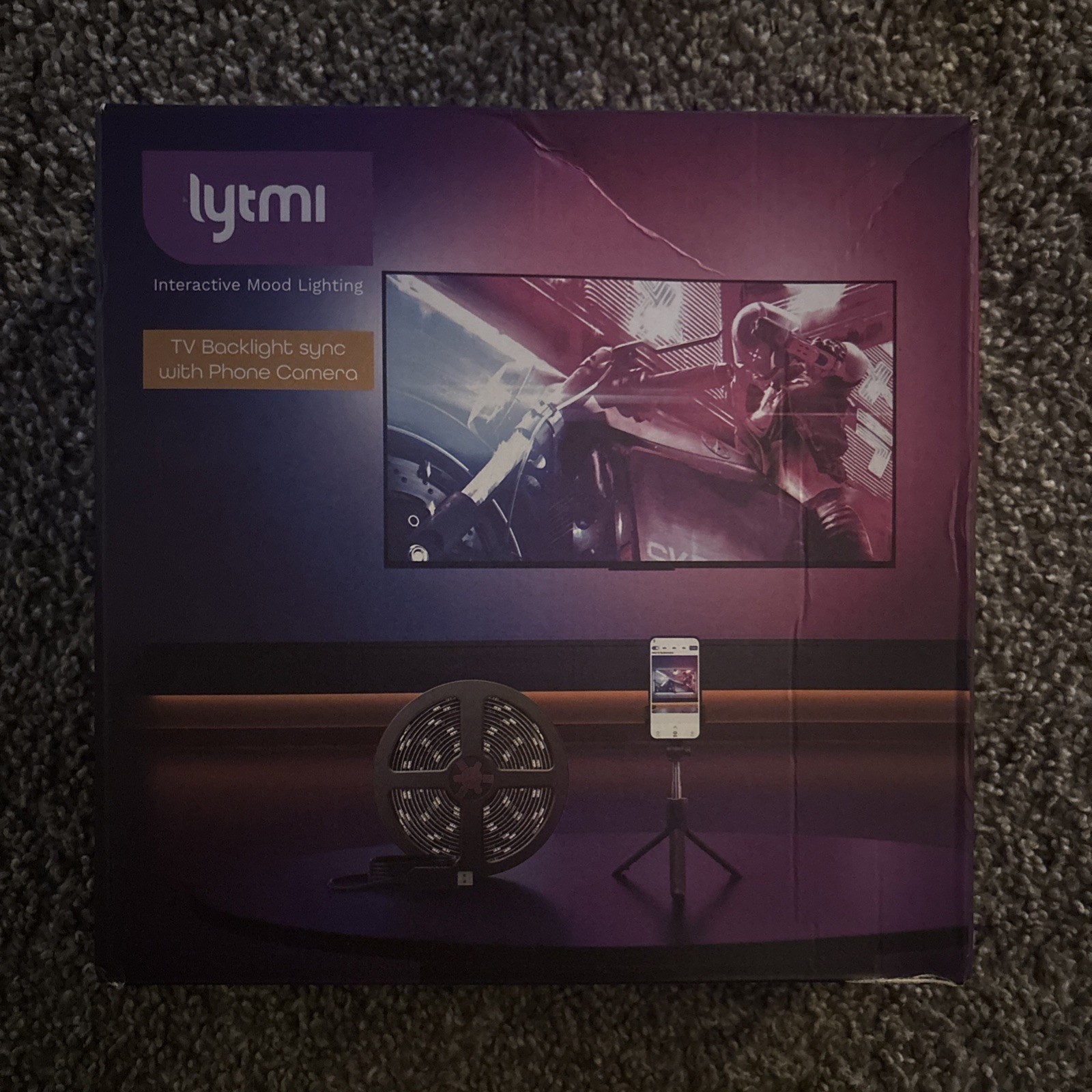 Lytmi Interactive Mood Lighting/ TV Backlight Kit/ MISSING PARTS