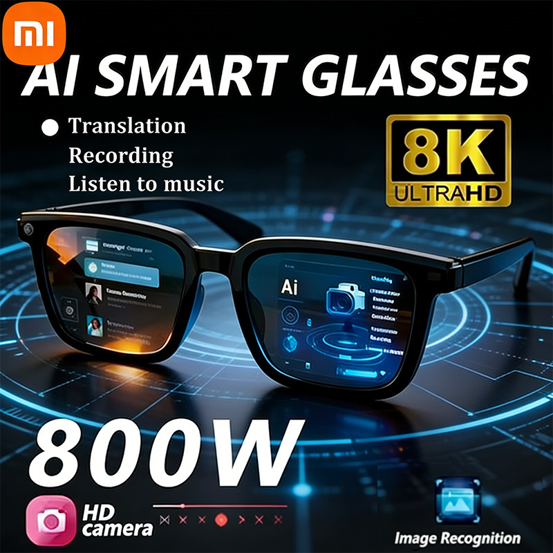 Xiaomi Smart AI Bluetooth 8K HD Camera Touch ChatGpt Sunglass