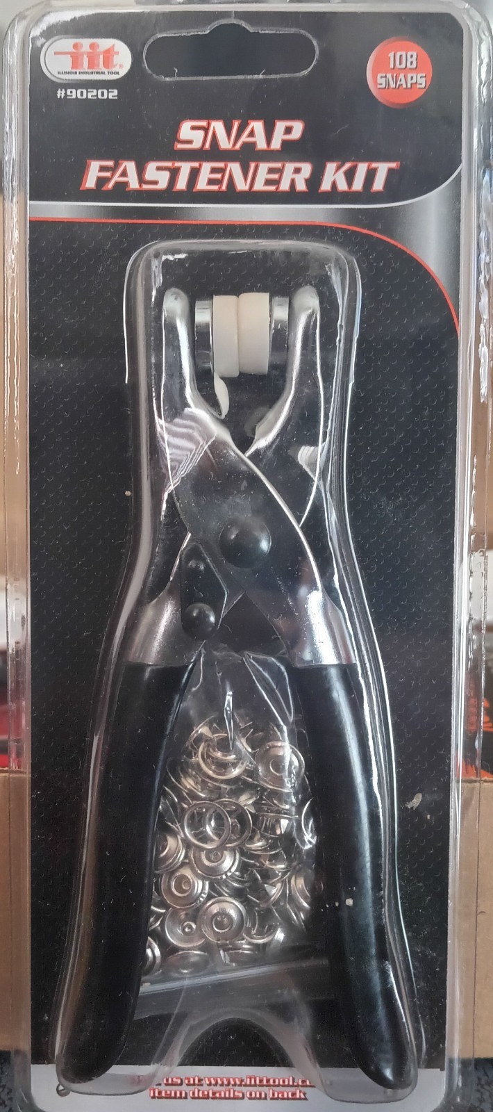 "ILLINOIS INDUSTRIAL TOOL" SNAP FASTENER KIT