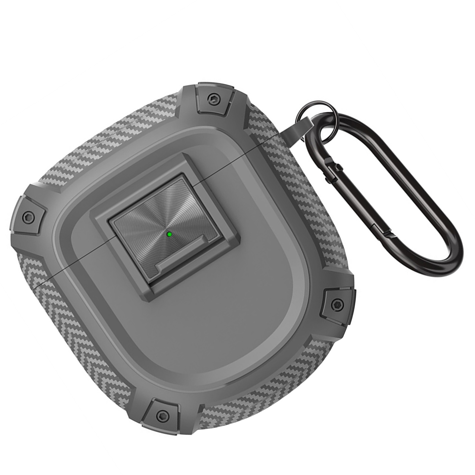 1Pc Grey Shockproof Case Cover w/ Clip For Bose QuietComfort Earbuds II/Ultra jj