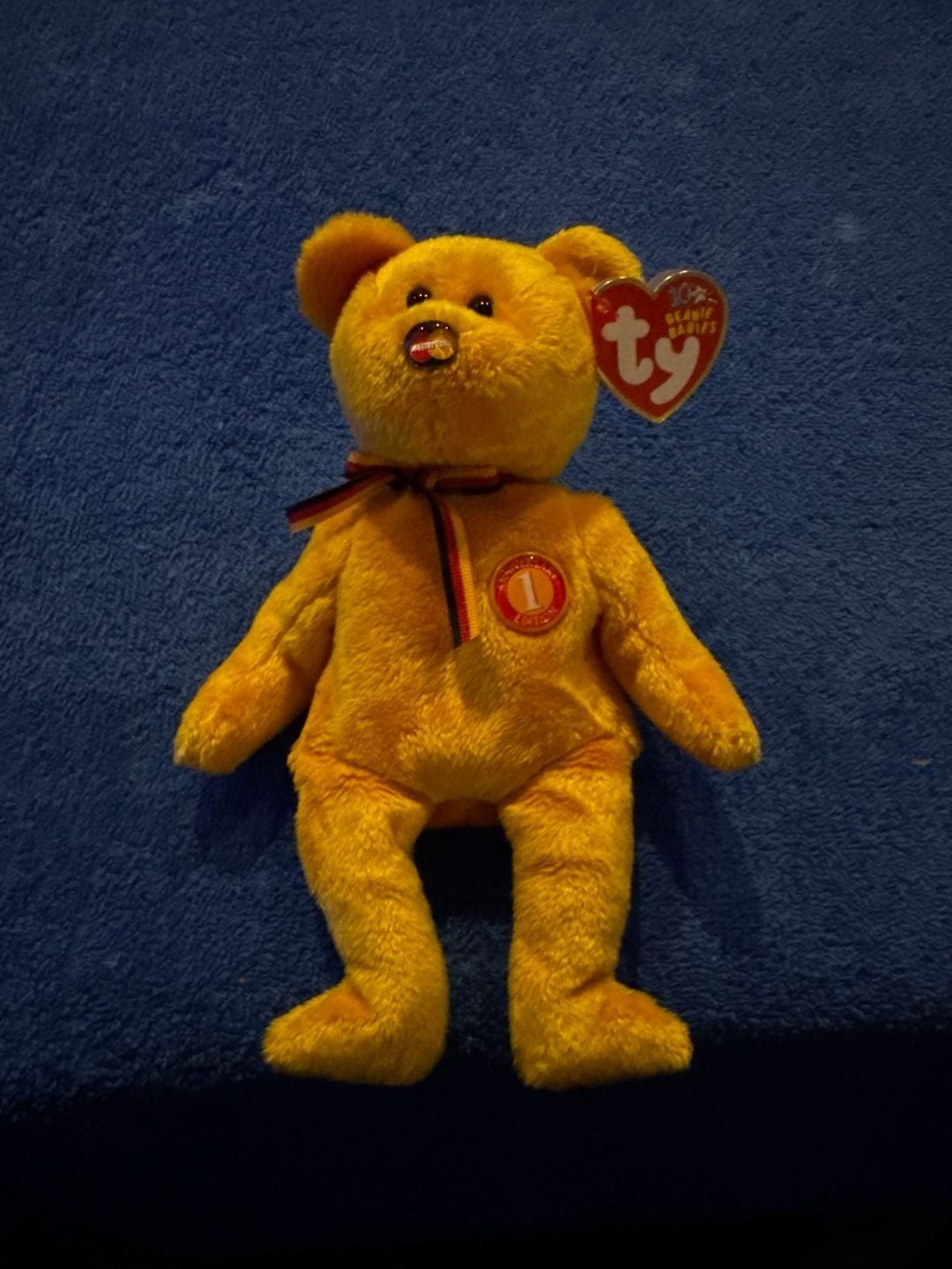 Ty Beanie Baby MC MasterCard Bear Anniversary Edition #1 Credit Card Exclusive