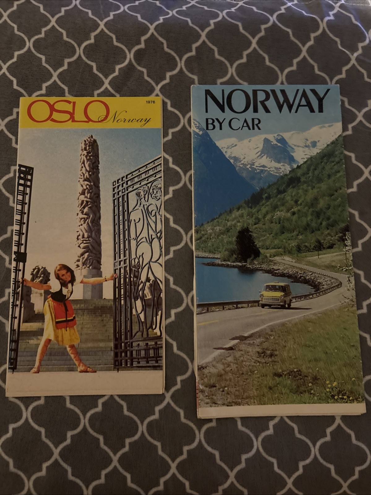 2 1970's Norway Travel Brochure Tourism Ephemera