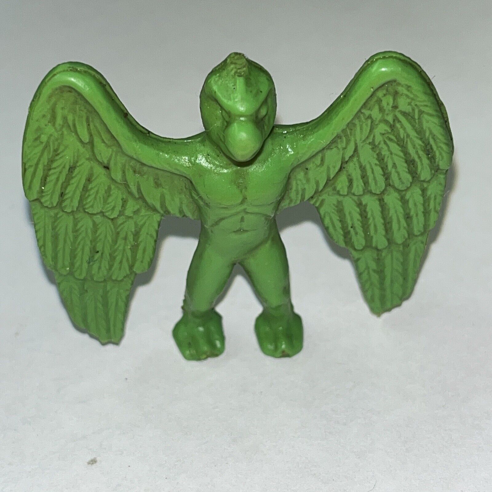 Vtg Diener Mythological Creature Green Eagle-Head Monster Rubber Figure RARE HTF