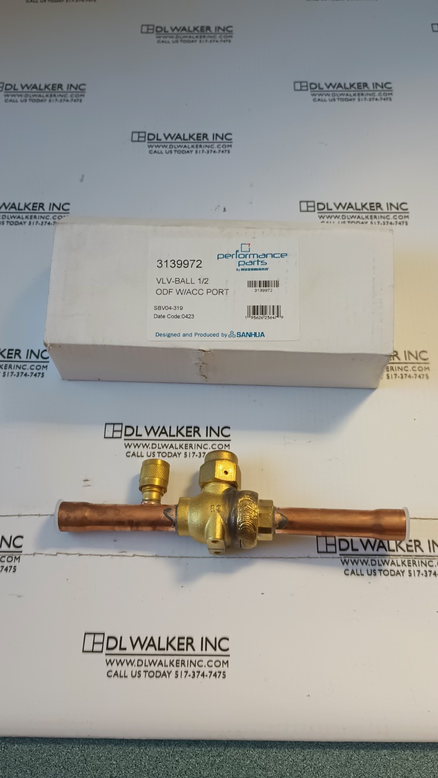 3139972 VLV-BALL 1/2 ODF W/ACC PORT