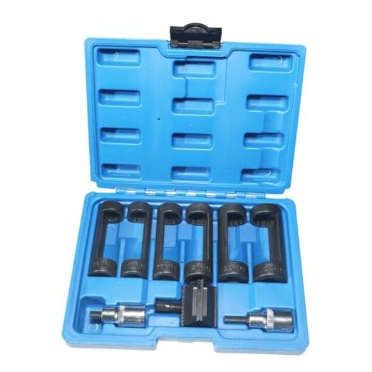  Strut Nut Socket 16mm 18mm 19mm 21mm 22mm 24mm with 12 Point 1/2" Drive 10PC