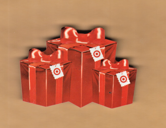 Collectible 2009 Target Gift Card - Three Red Packages- No Cash Value