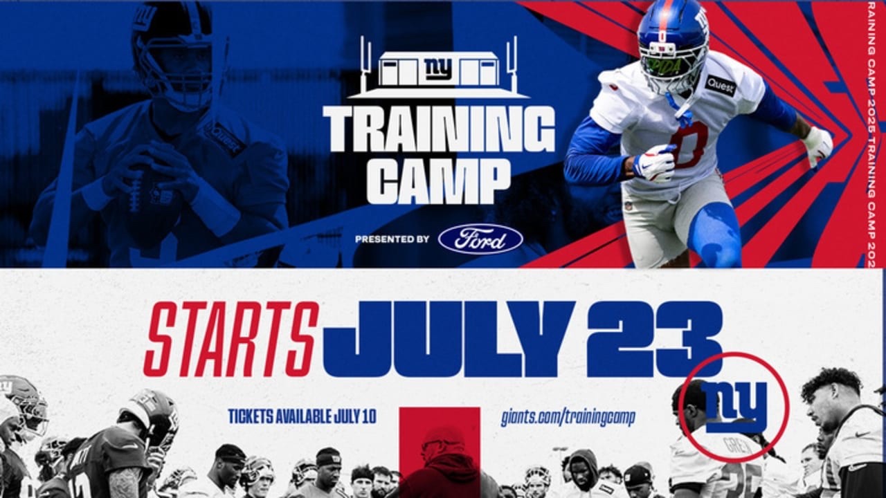 Giants training camp tickets 7/29 3 tickets