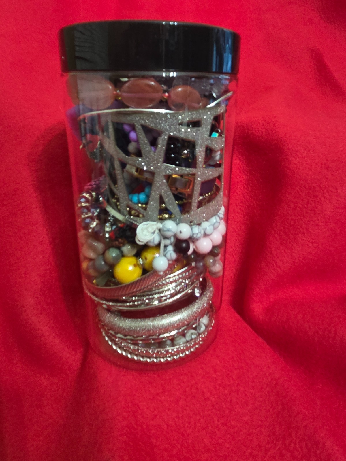 Mystery Jewelry Jar - 60+ Bracelets  32oz Lot B1