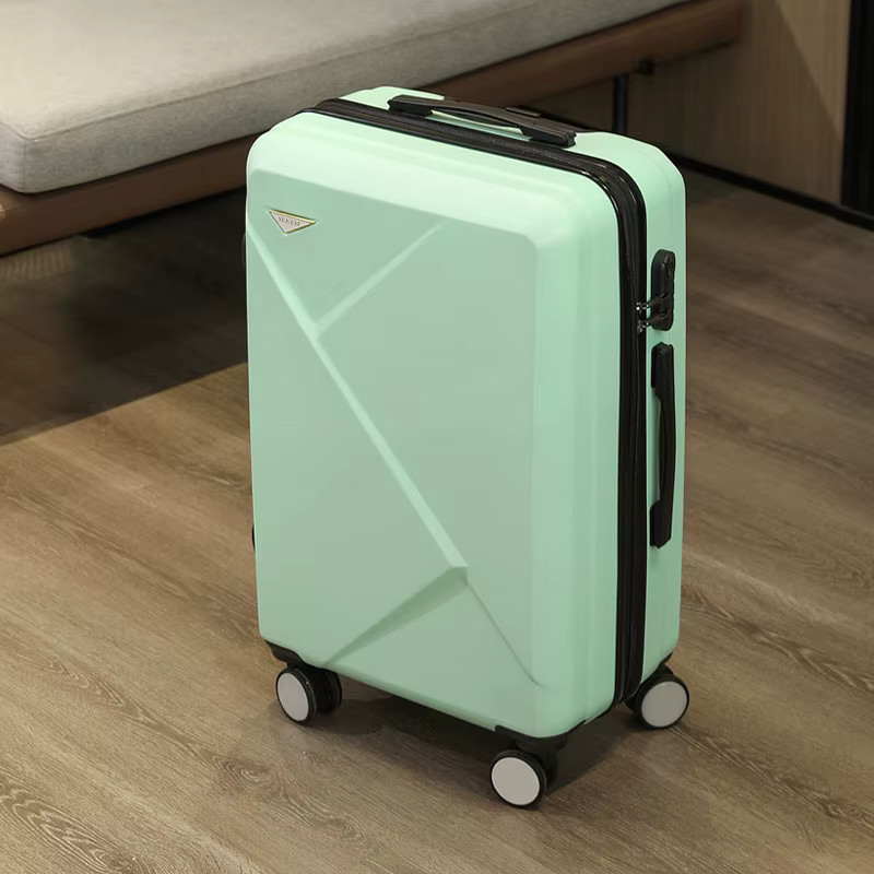 Rolling Mint Green Luggage 20", 24", 28" Locking Waterproof & Scuff Resistant