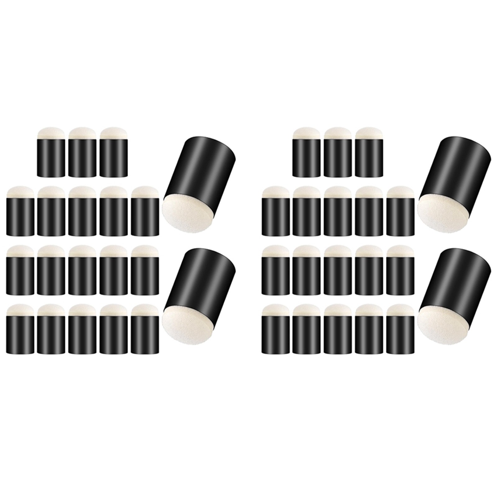 40 Pcs Finger Sponge Daubers,Finger Painting Sponge Craft Drawing Sponge8943