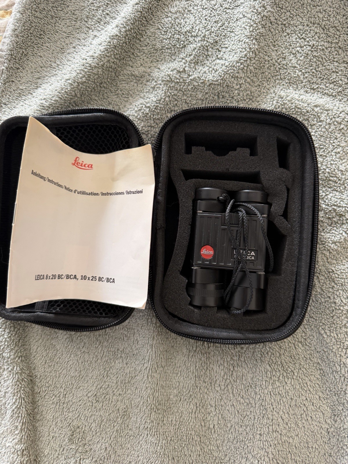 Leica Leitz Trinovid 8x20 BCA Binoculars -  EXCELLENT, clean glass, very nice