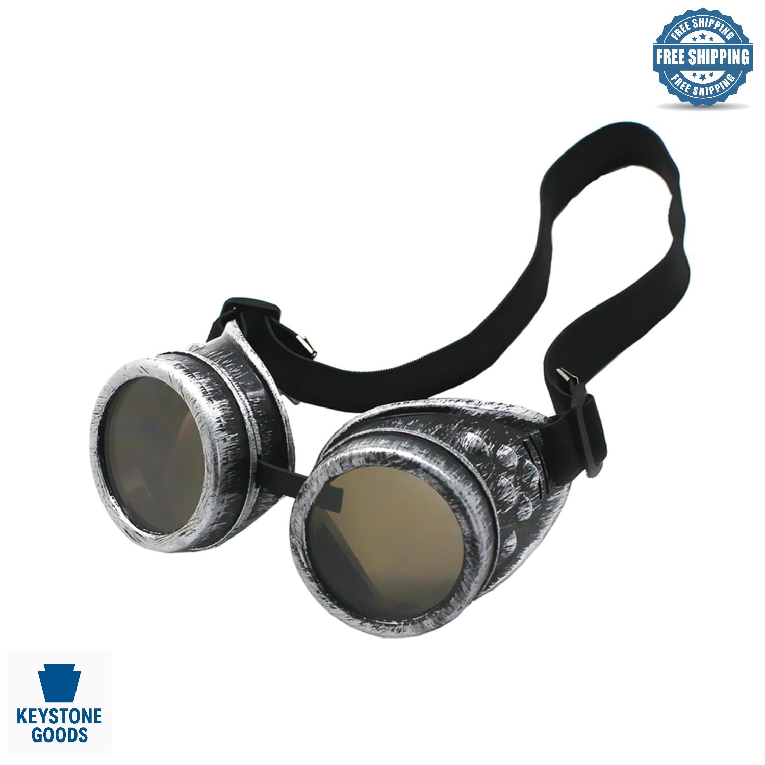 Vintage Steampunk Mad Scientist Goggles for Adults & Cosplay