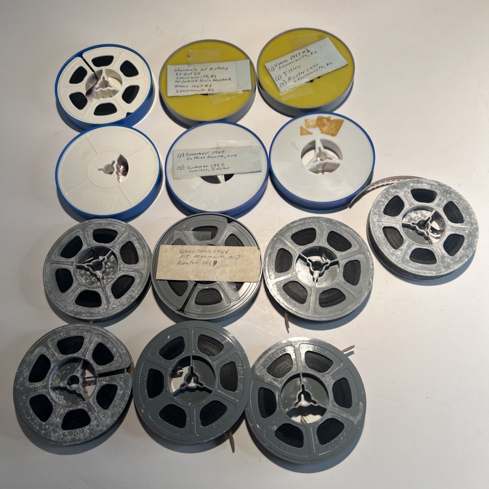 8mm  Film LOT of 13 1960s to 70s  Home Movies Summer Vacation Holiday One Estate