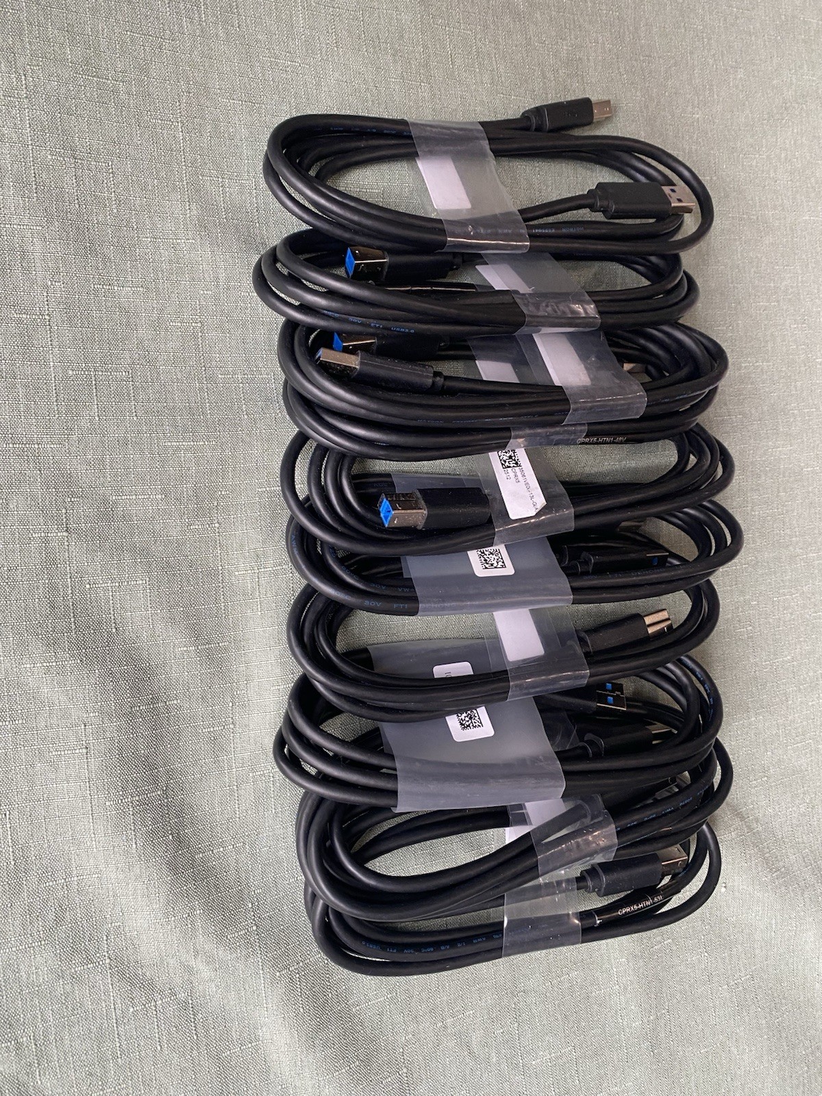 Lot of 10   6Ft USB 3.0 Type A to Type B Cable Pn81n    high speed