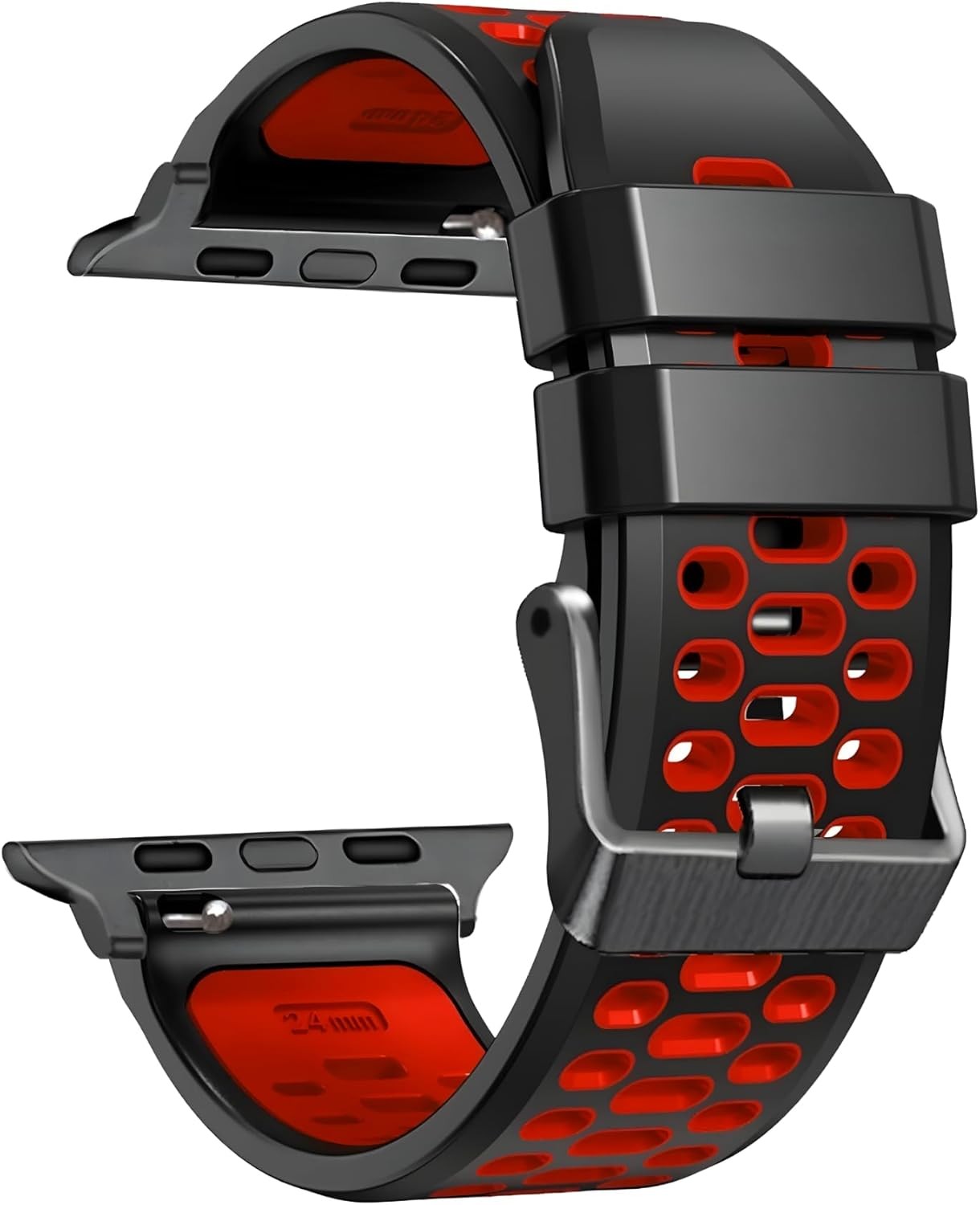 Breathable Rubber Strap Compatible with Apple Watch Ultra 2 49mm