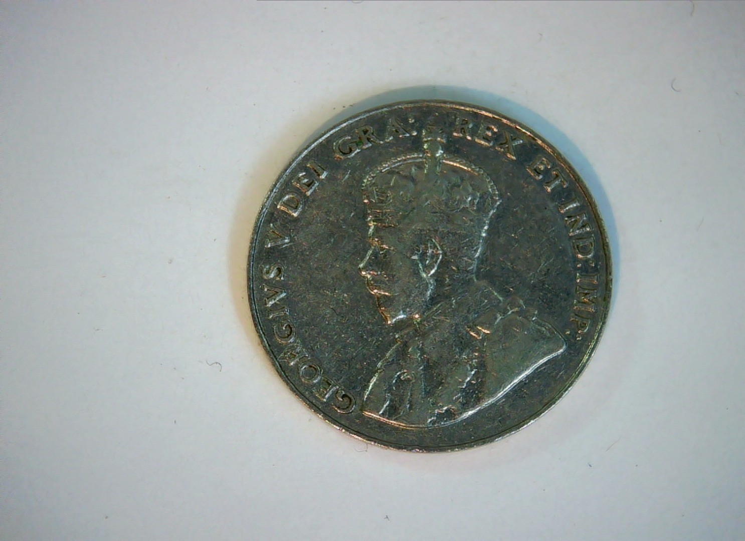 Canada 1933 5 Cents George V 5 Cents (Small ) Coin