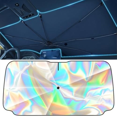 Windshield Sun Shade Foldable Umbrella, Sun Shade for Car Windshield, Car 