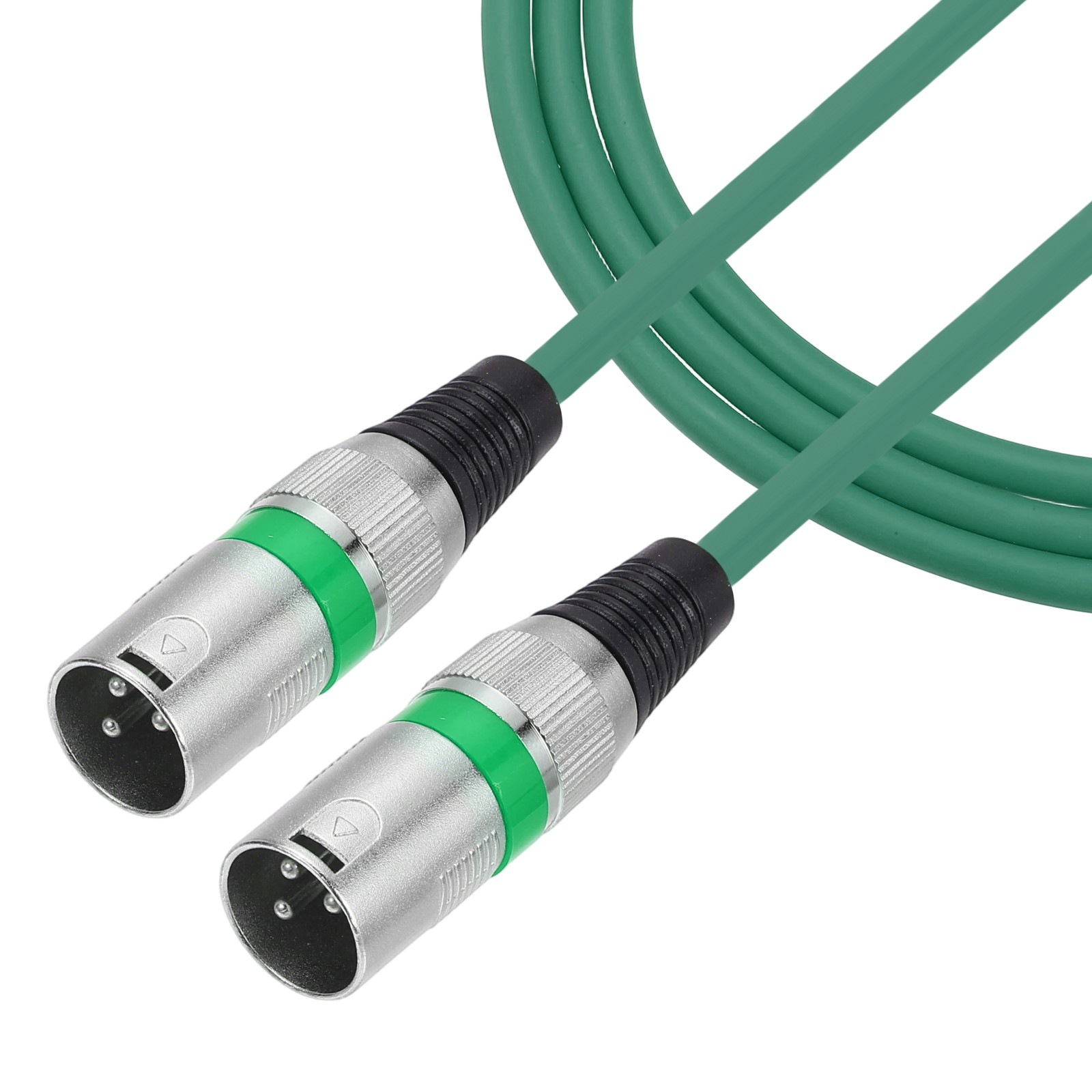 10ft 3 Pin XLR Male to Male Mic Cable XLR Audio Professional Adapter, Green