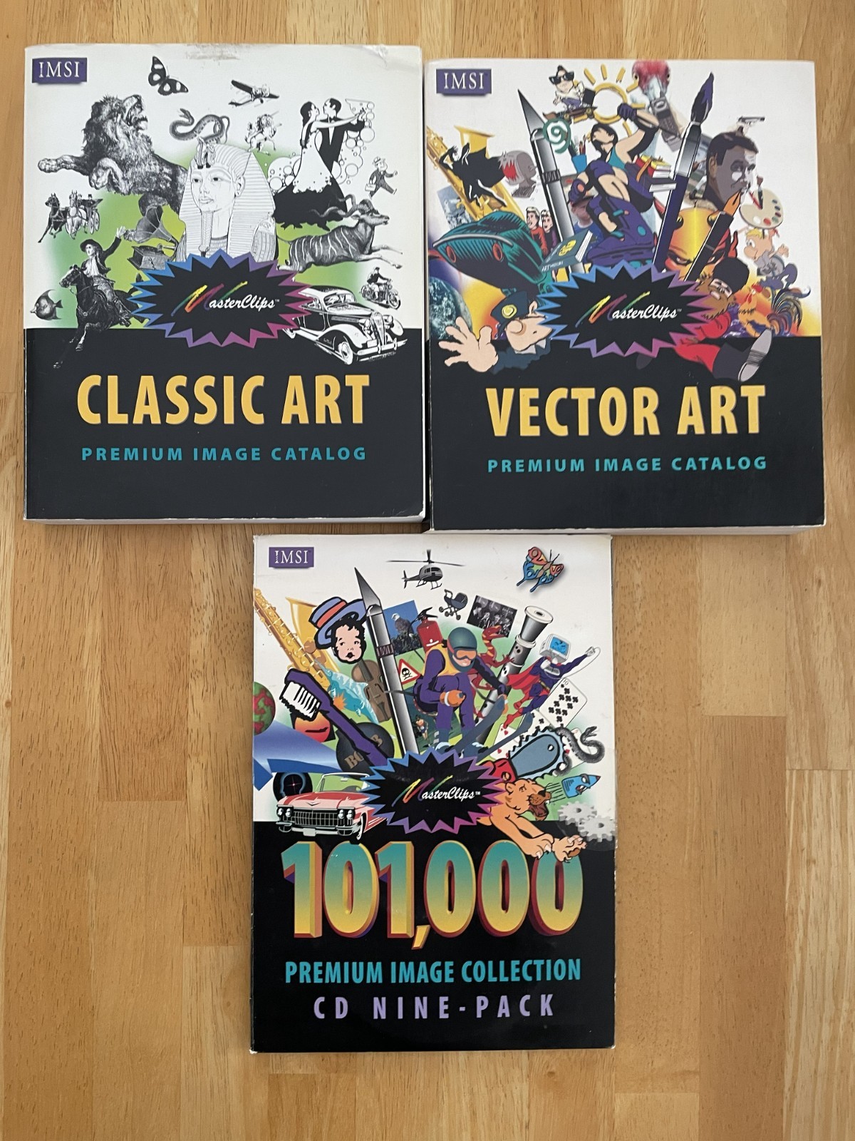 Masterclips 101,000 Premium Image Collection 8 CD Pack for Windows Vintage 1996