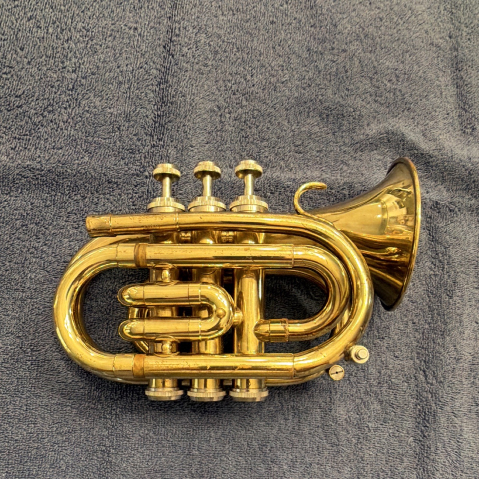 Jupiter SPT-416 Bb Pocket Trumpet – 1987 – Travel Horn – Plays Well