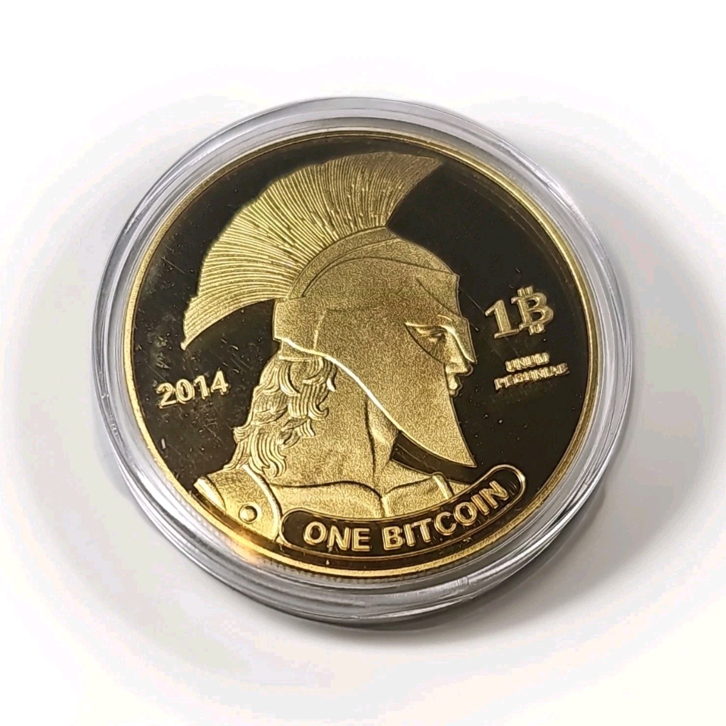 Titan Bitcoin 2014 1 BTC  Collectible Coin QR Code