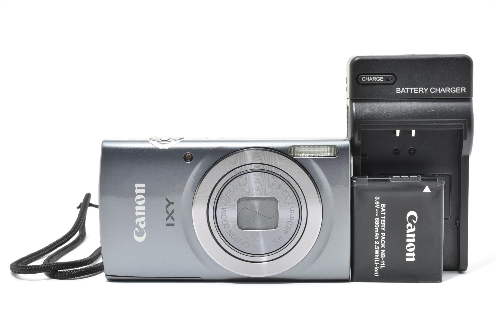 Exc Canon IXY160 Compact Digital Camera Silver Direct from Japan 937