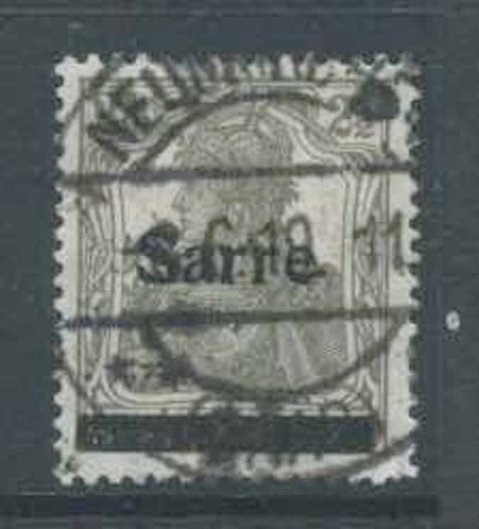 SAAR 1920 - SG2 2½pf Grey Type I - Good Used - Catalogue £46