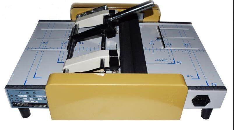 A3 Booklet Making Machine Paper Bookbinding and Folding Booklet Stapling T