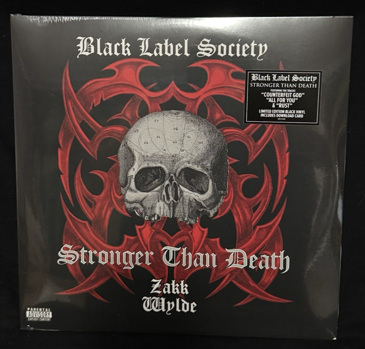 Black Label Society - Stronger Than Death - Limited Edition Black Vinyl Sealed