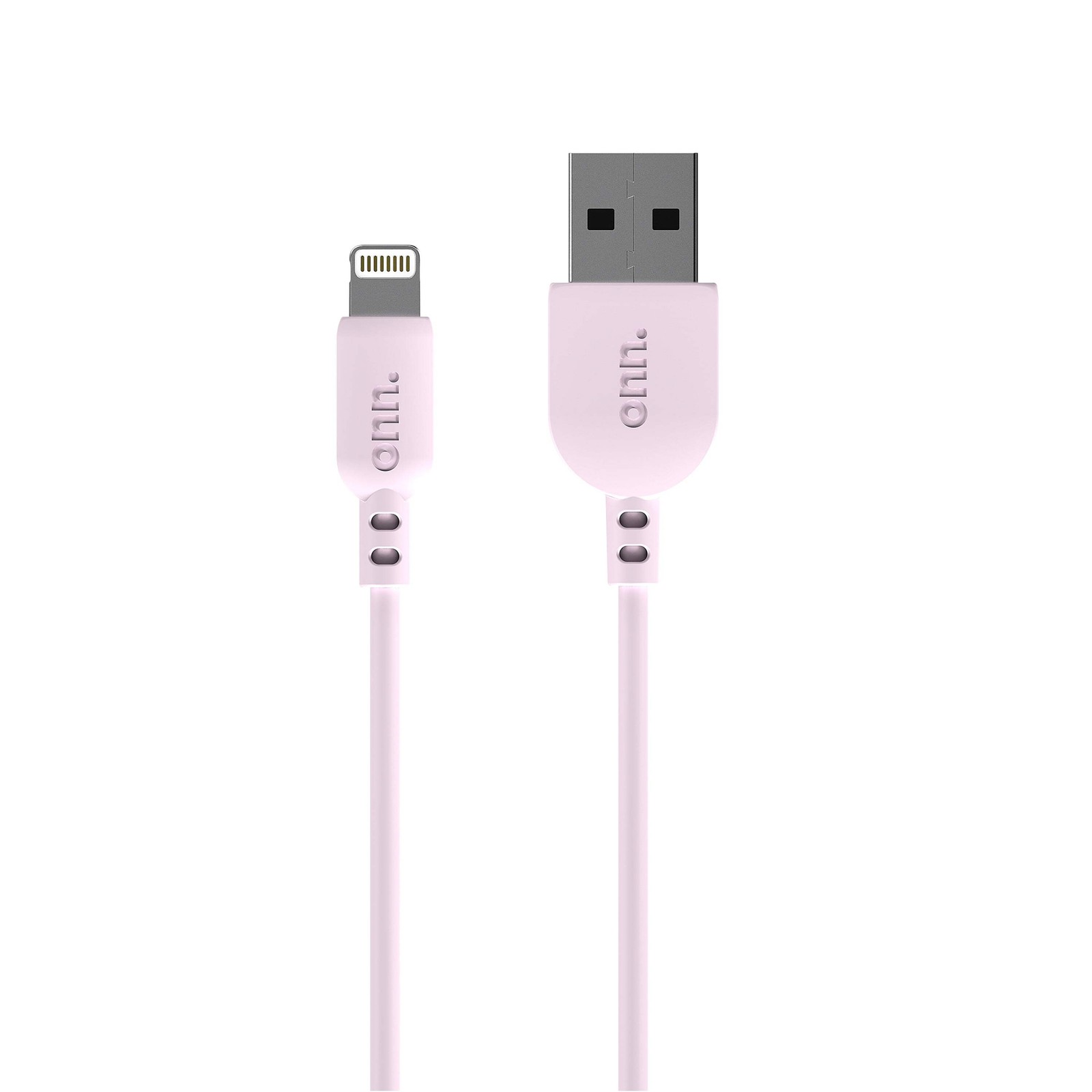 3Ft Lightning to USB Charging Cable, Soft Touch Material, MFI Certified, Pink -