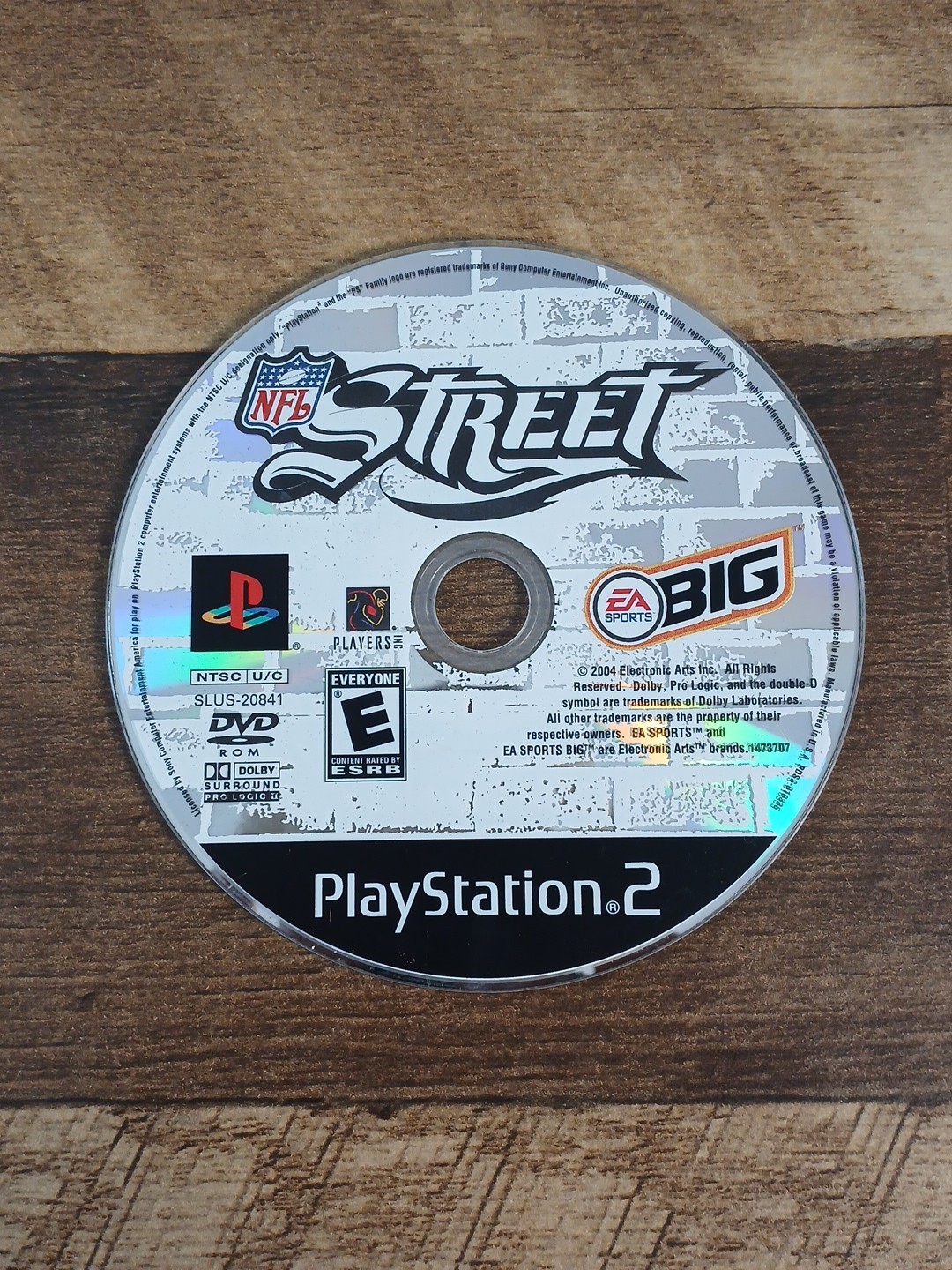 NFL Street (Sony PlayStation 2 PS2, 2004 EA) Game Only - Tested