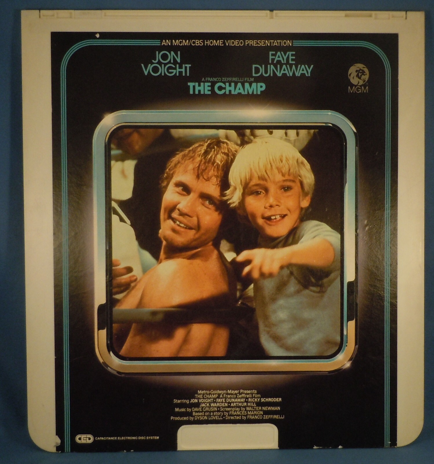 RCA CED VIDEODISC! - THE CHAMP with Jon Voight & Faye Dunaway
