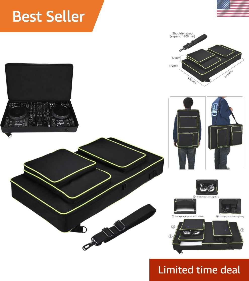 Pioneer DJ DDJ Carrying Case Soft Travel Bag Compatible with DDJ 1000, 1000SRT