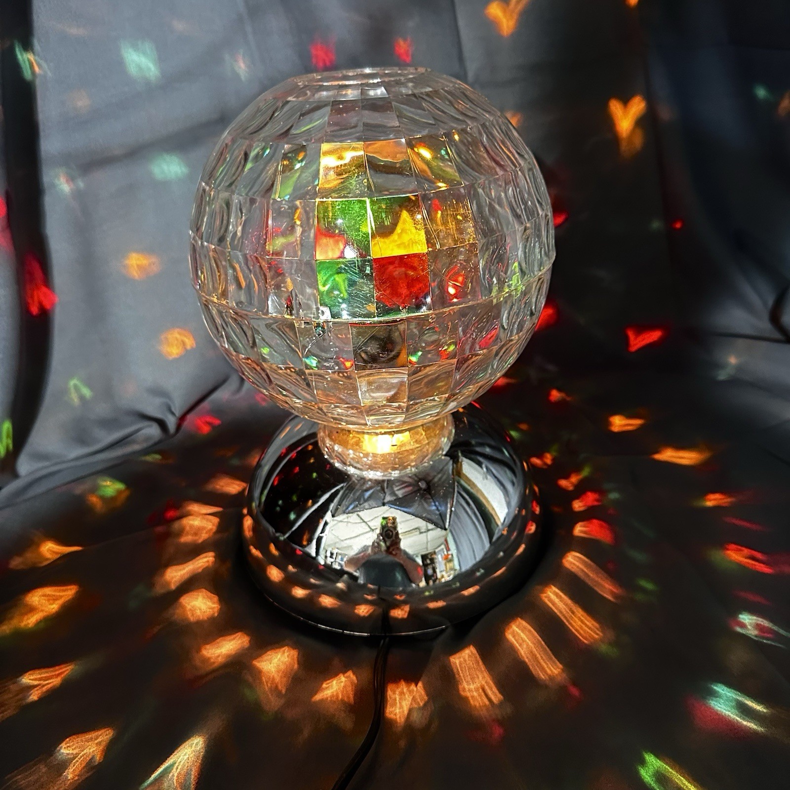 VTG American Lighting Co. Motion Lamp 770-5601  Celestial Disco Ball Groovy Mod