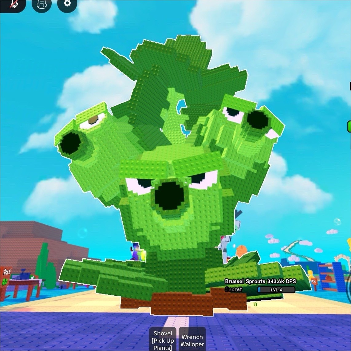 🪴Plants vs Brainrots🪴 - Brussel Sprouts 14.1 KG - LVL 4 - 687.3k Damage 