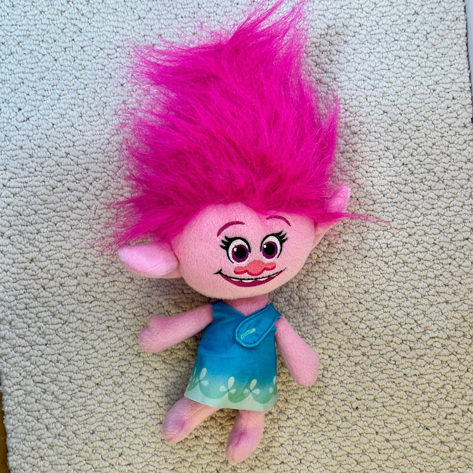 Talking Poppy Dreamworks Plush 12" Talkin' Troll Doll C1535 Hasbro 2017 Works