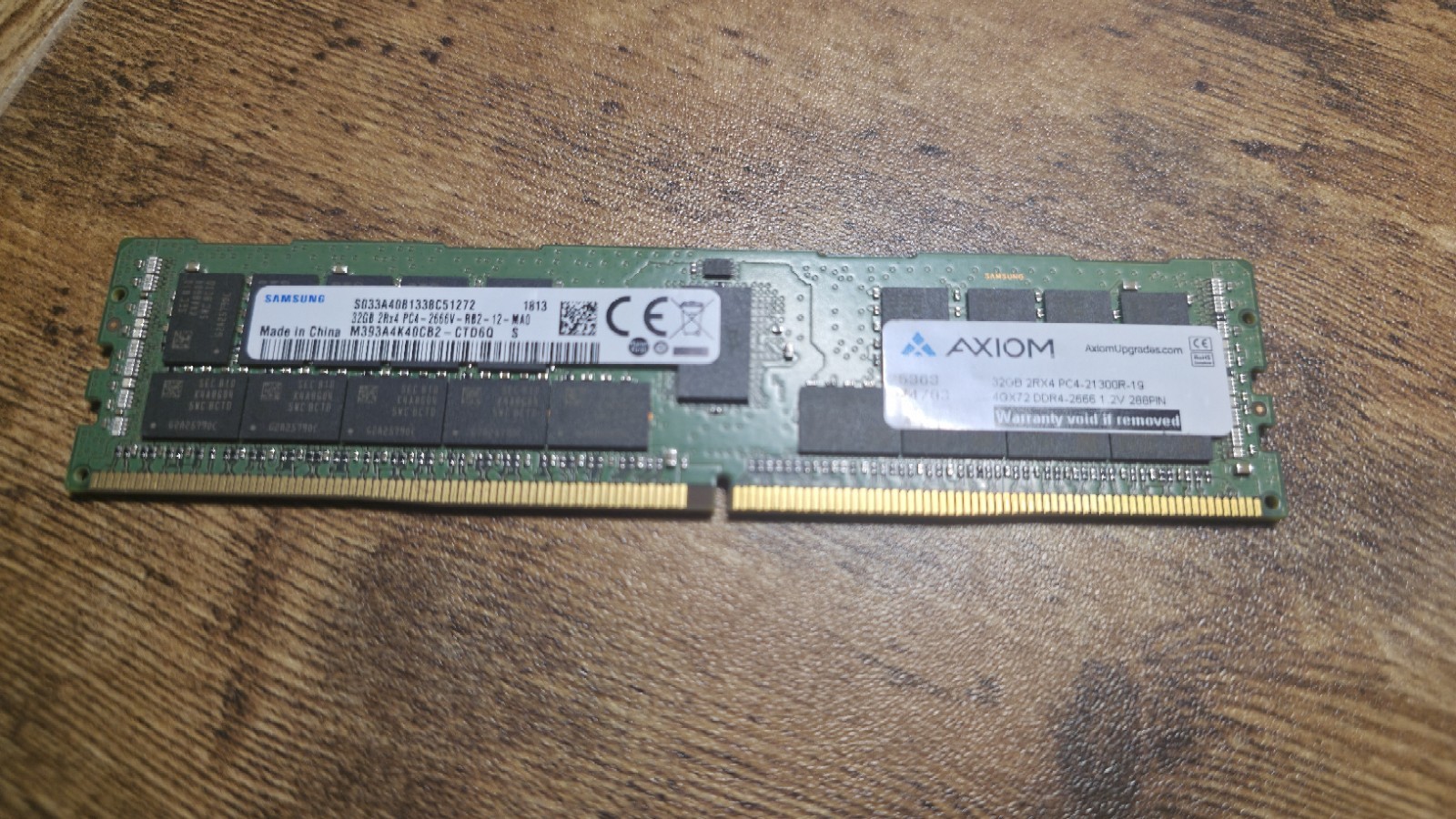 Samsung & SK hynix 32GB 2Rx4 PC4-2666V-RB2-12 ECC RDIMM