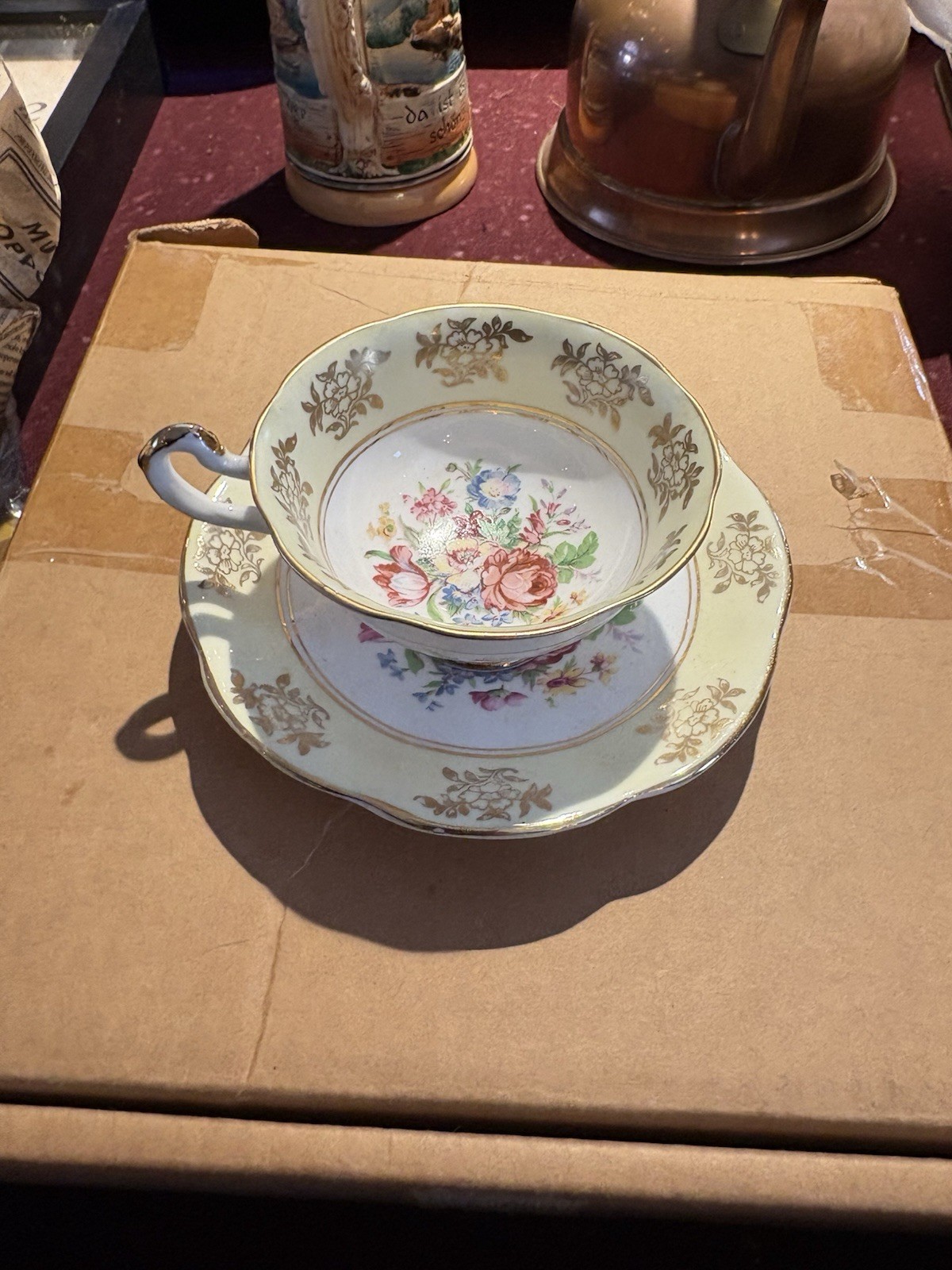 Regency tea cup and saucer