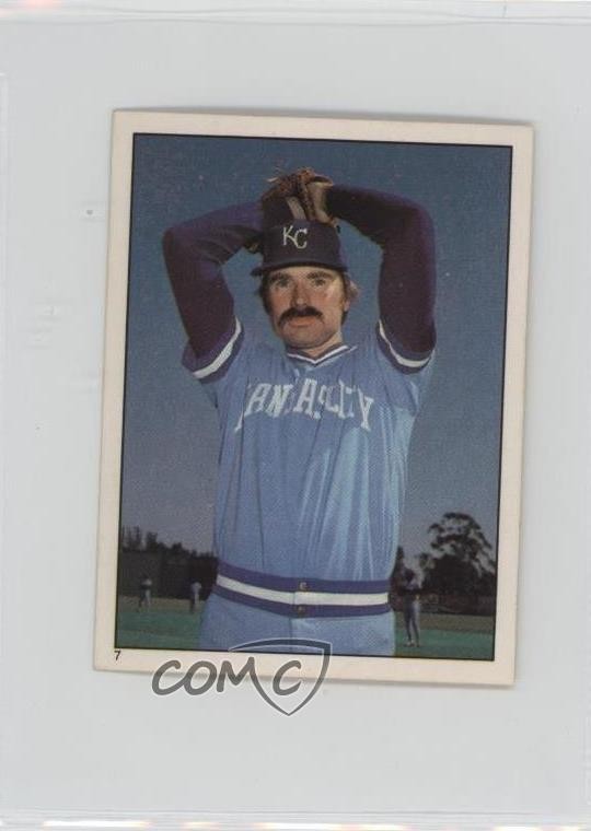 1981 Topps Stickers Dan Quisenberry #7 1c4