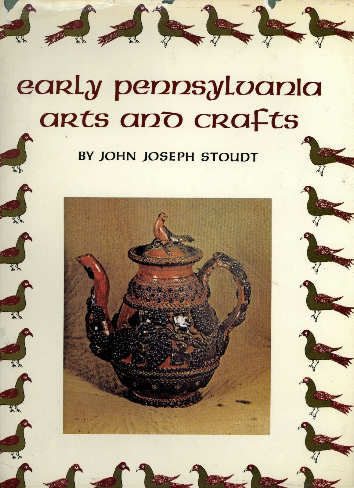 Early Pennsylvania Folk Art Primitives / Scarce Massive Book